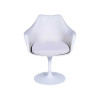 Cadeira Saarinen Com Braços Premium Tulipa Branca